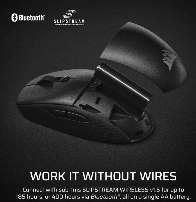 Mouse Gaming CORSAIR M55 WIRELESS - 5
