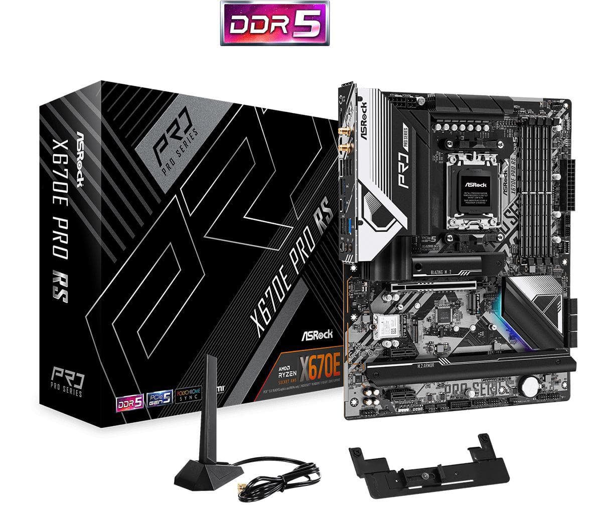 Placa de baza ASRock X670E Pro RS, Socket AM5, DDR5,