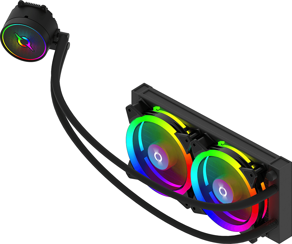 Cooler Procesor AQYRIS AQUARIUS 240 AIO ARGB NEGRU - 2