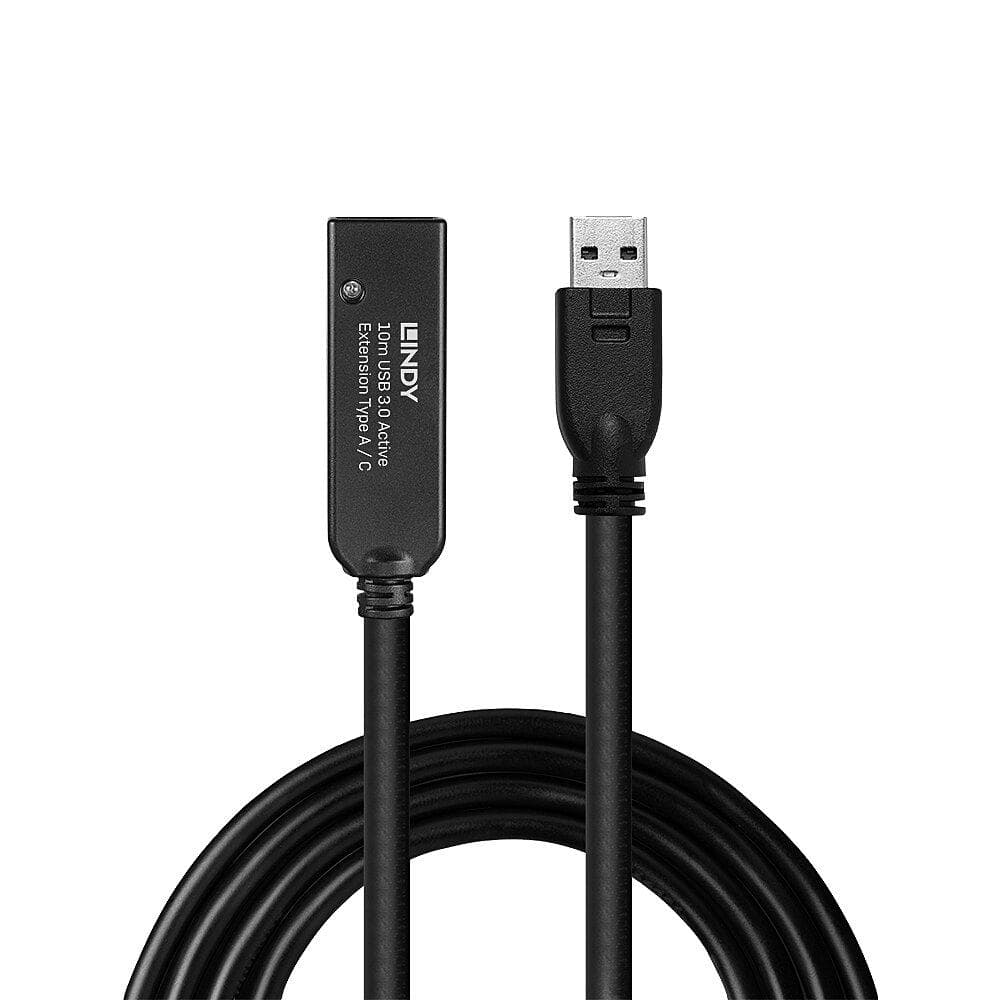 Cablu Lindy 10m USB 3.0 Act. Extension USB A to - 3