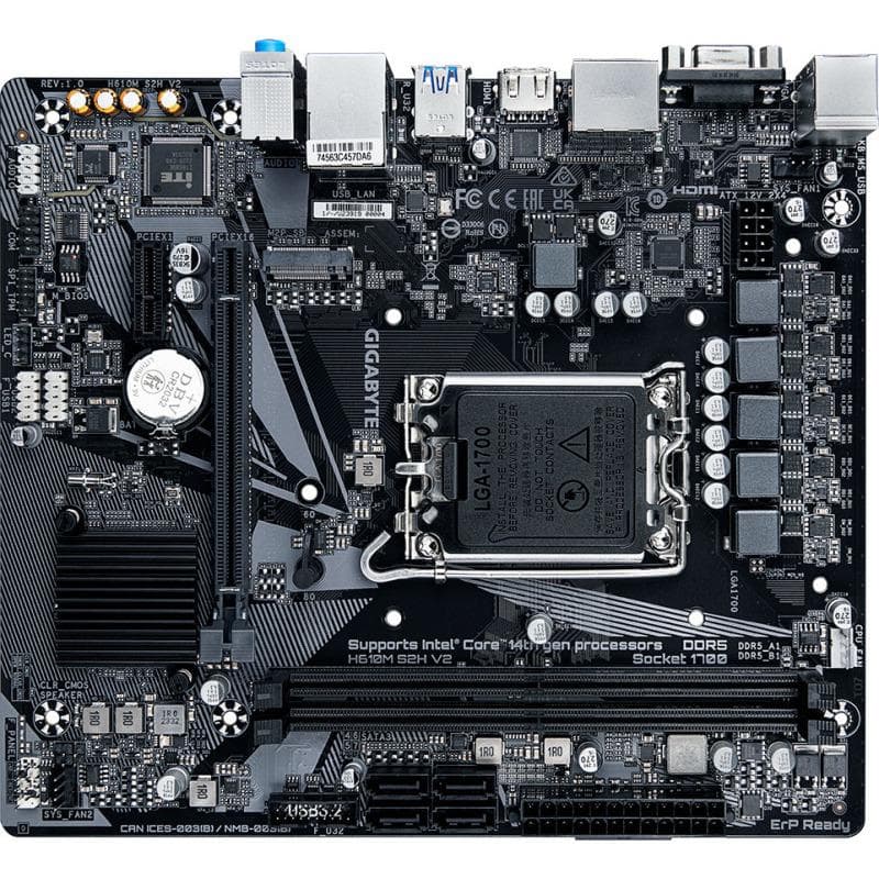 Placa de baza Gigabyte H610M S2H V2, Socket 1700, DDR5, - 4