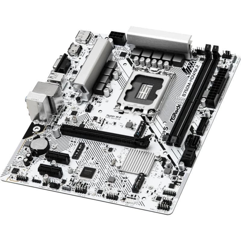 Placa de baza ASRock B760M-HDV/M.2, LGA 1700, DDR5, Micro-ATX - 3