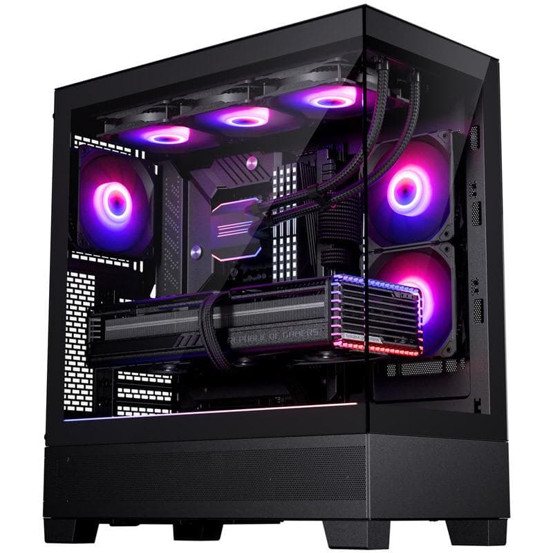 Carcasa PHANTEKS XT View, RGB, Mid Tower, Black - 2