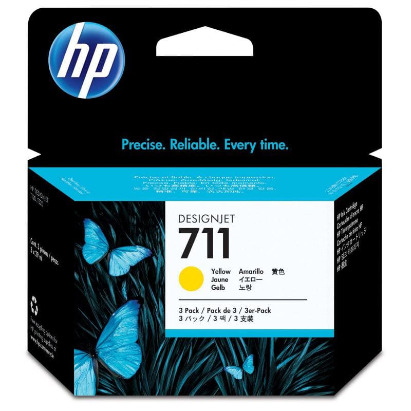 Cartus cerneala HP CZ136A, yellow, pachet triplu, 3 X 29