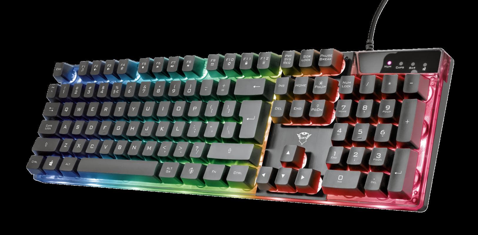 Tastatura Trust GXT 835 Azor, gaming, neagra - 2
