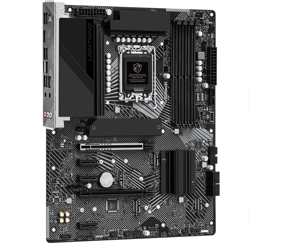 Placa de baza ASRock Z790 PG Lightning D4, Socket 1700, - 2