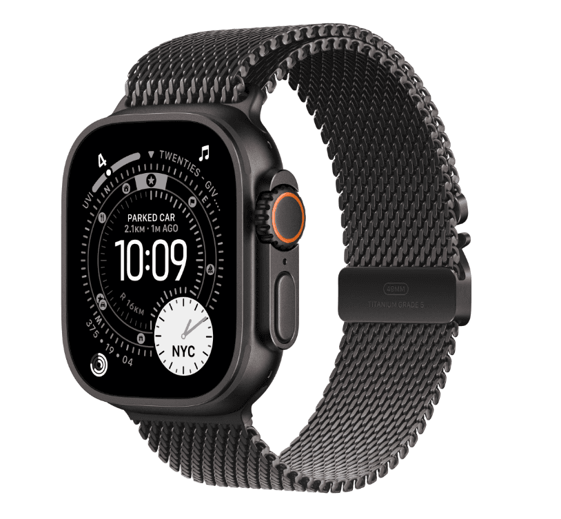 Apple Watch Ultra 3 GPS + Cellular 49mm Black Titanium Case with Black - 2