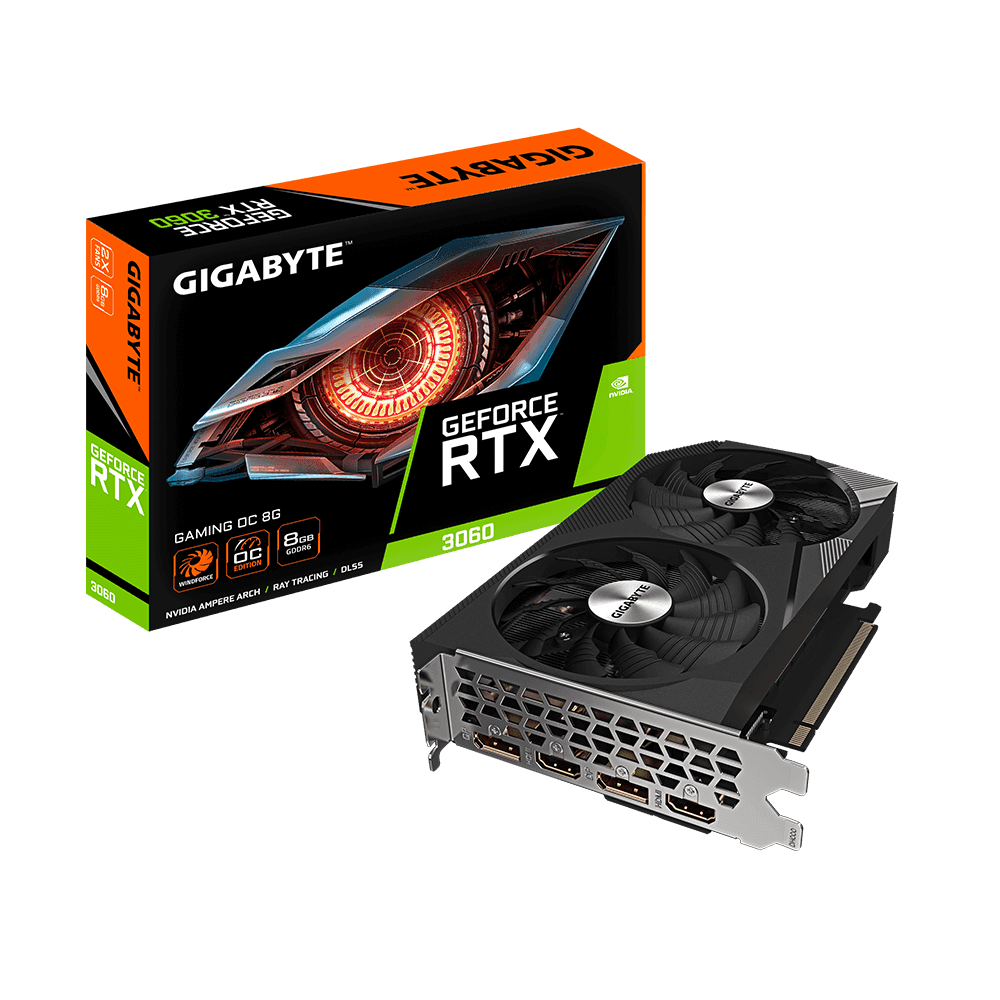Placa video Gigabyte GeForce RTX 3060 GAMING OC, 8GB GDDR6,