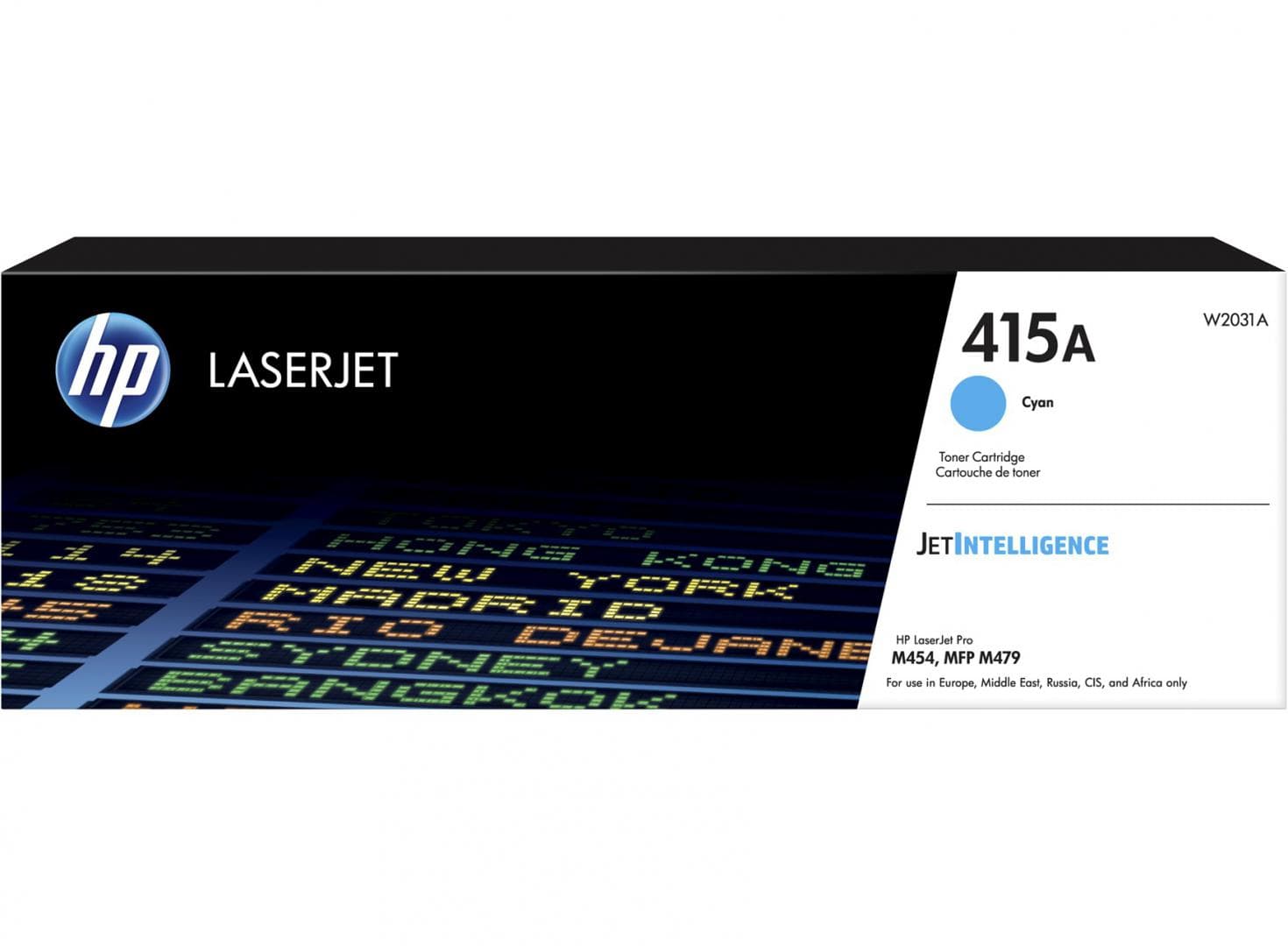 Toner HP W2031A, cyan, 2.1k, HP Color LaserJet Pro M454dn,