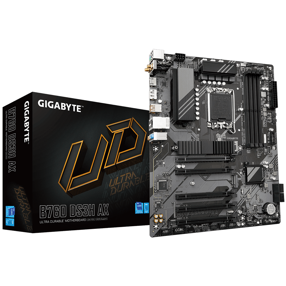 Placa de baza Gigabyte B760 DS3H AX, Socket 1700, DDR5,