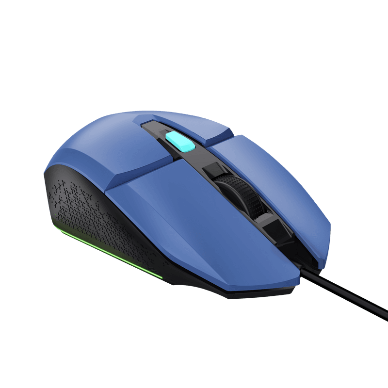 Mouse Trust GXT110W Felox cu fir 400 DPI, albastru - 2