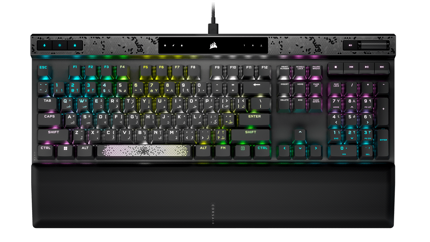 Tastatura mecanica CORSAIR K70 MAX RGB, Multiplatforma, Onboard Profiles up - 2
