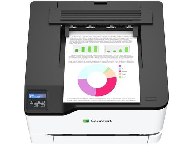 Imprimanta laser color Lexmark CS331dw, A4, Grup de lucru mic,Afişaj - 5