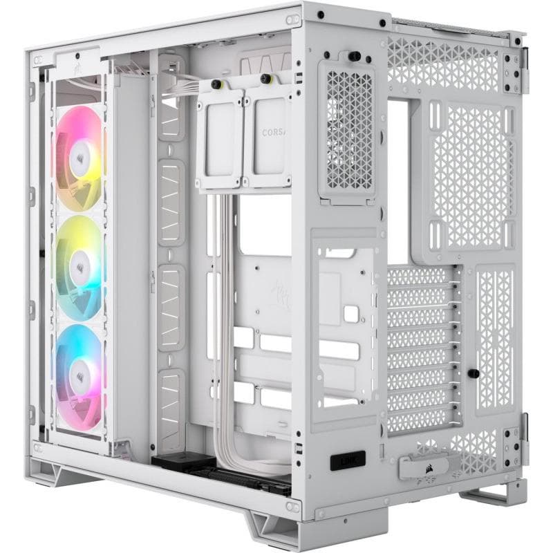 Carcasa CORSAIR iCUE LINK 6500X, RGB, Mid Tower, White - 11