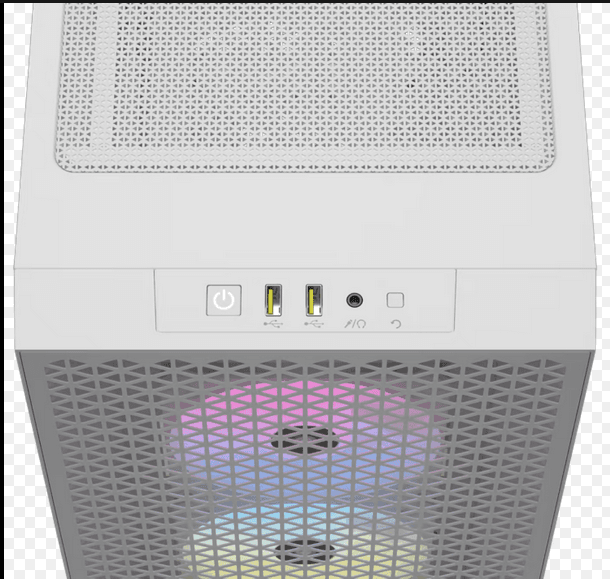Carcasa Corsair 3000D RGB, Mid Tower, White - 2