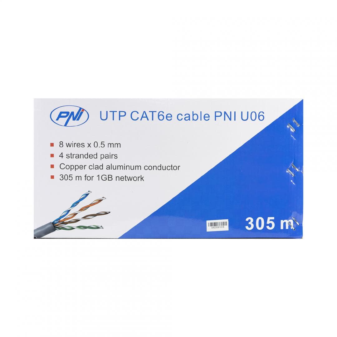Cablu UTP CAT6 PNI U06 cu 4 perechi pentru internet - 9