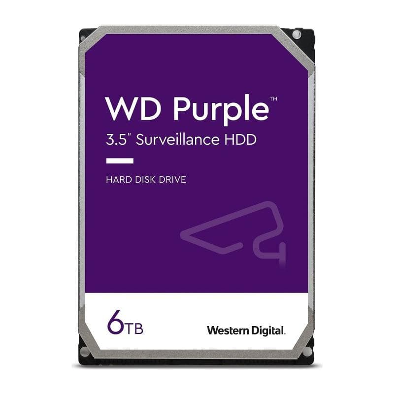 HDD Surveillance WD Purple, 6 TB, 5640 rpm, 256 MB,