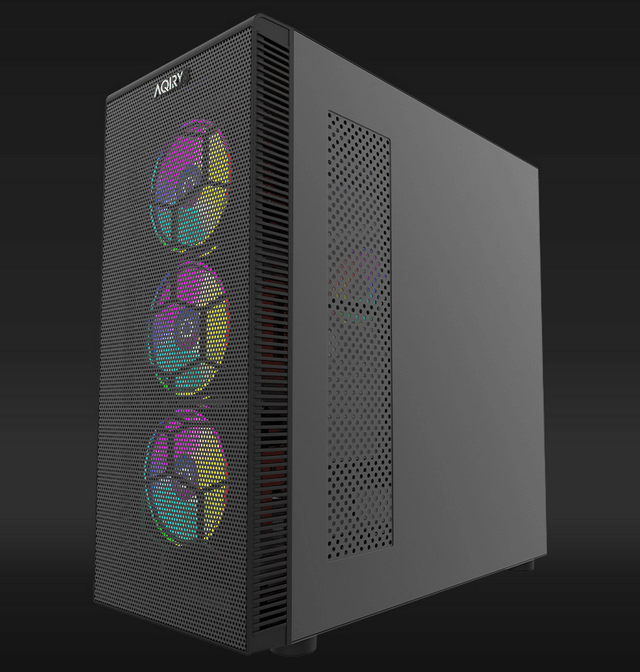 Carcasa AQIRYS Naos Pro ARGB, Mid Tower, Black - 3
