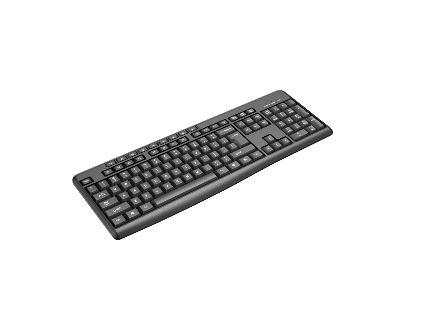 Tastatură wireless 2.4G SRXK-SKB706W, Tastatură: cu rând independent de taste - 3
