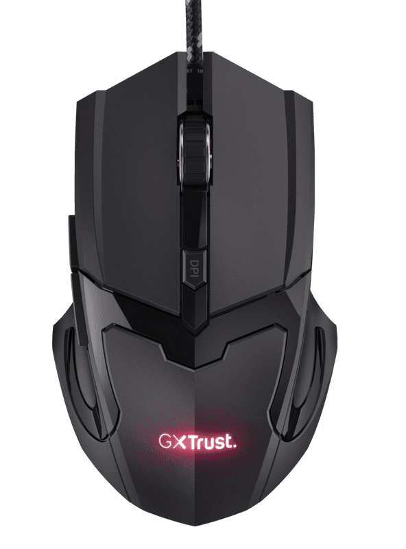 Mouse Trust Basics gaming cu fir, 4800 DPI, negru