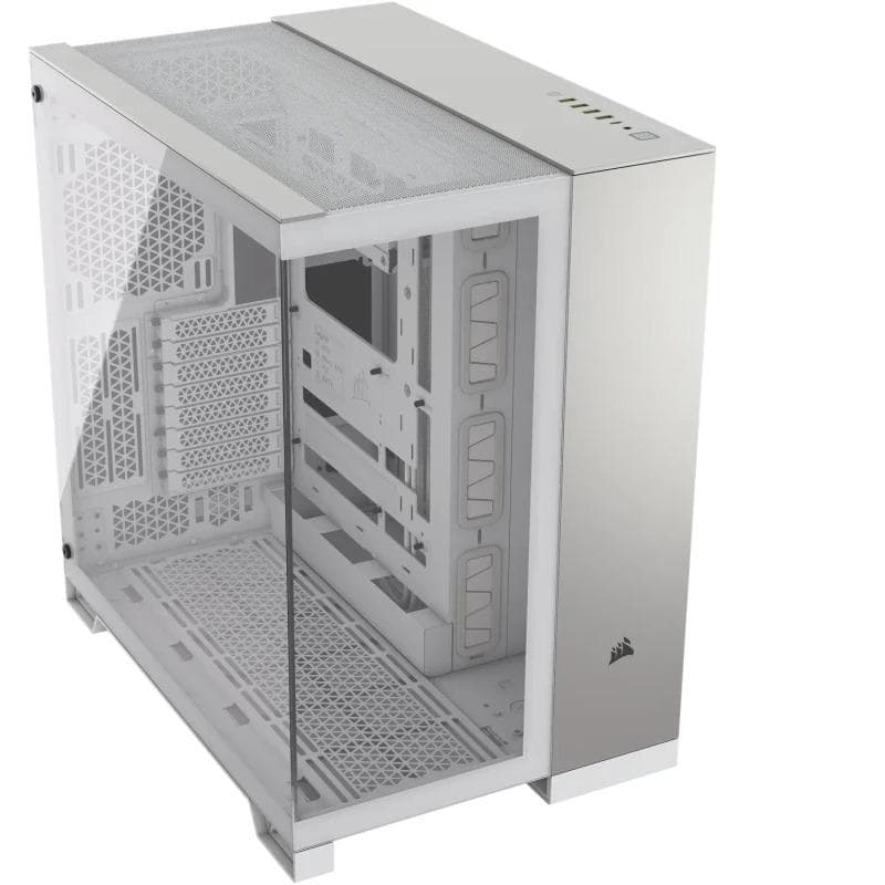 Carcasa CORSAIR CC-9011285-WW, RGB, Mid Tower, White