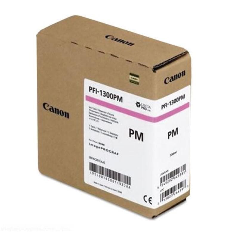 Cartus cerneala Canon PFI-1300PM, photo magenta, capacitate 330ml, pentru Canon