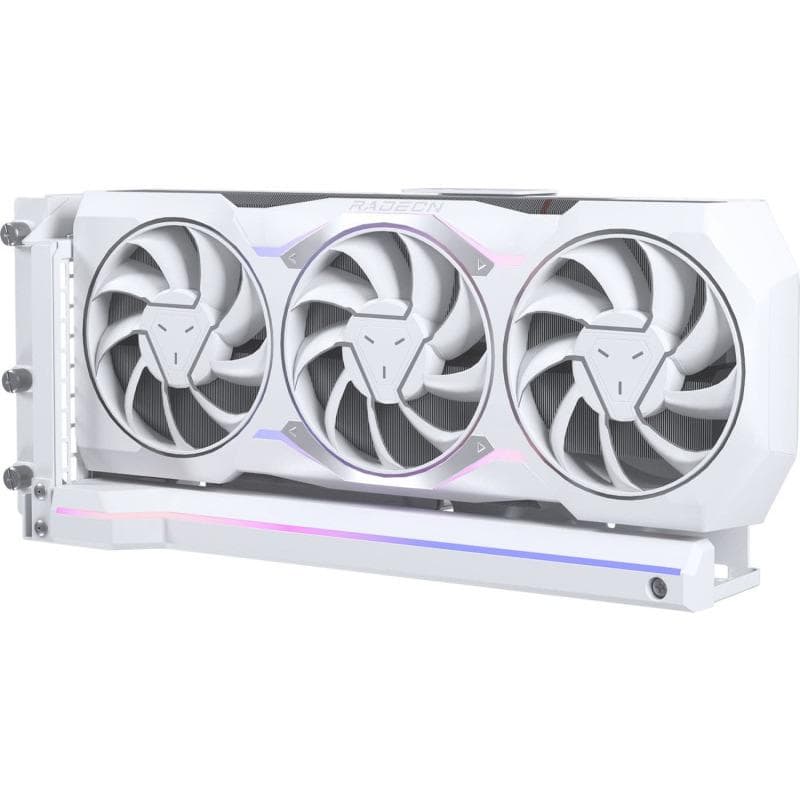 PHANTEKS Vertical GPU Bracket White, PCIe-Standard 4.0 x16 Riser Cable, - 5