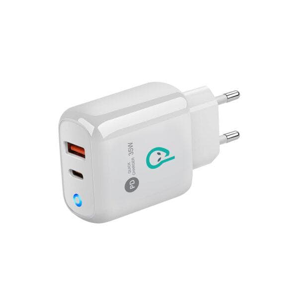 Alimentator retea SPACER Quick Charge 35W, USB Type-C PD (max - 3