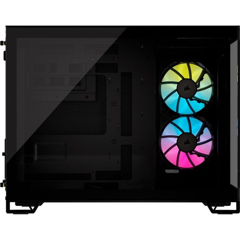 Carcasa CORSAIR 2500X RGB, Mini Tower, Black - 3