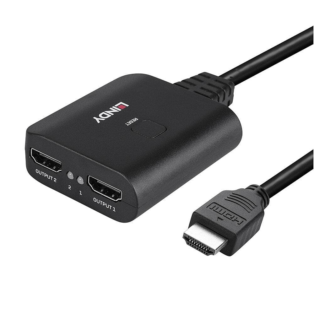 Cablu Lindy 2 porturi HDMI 4K60, latime de banda suportata - 5