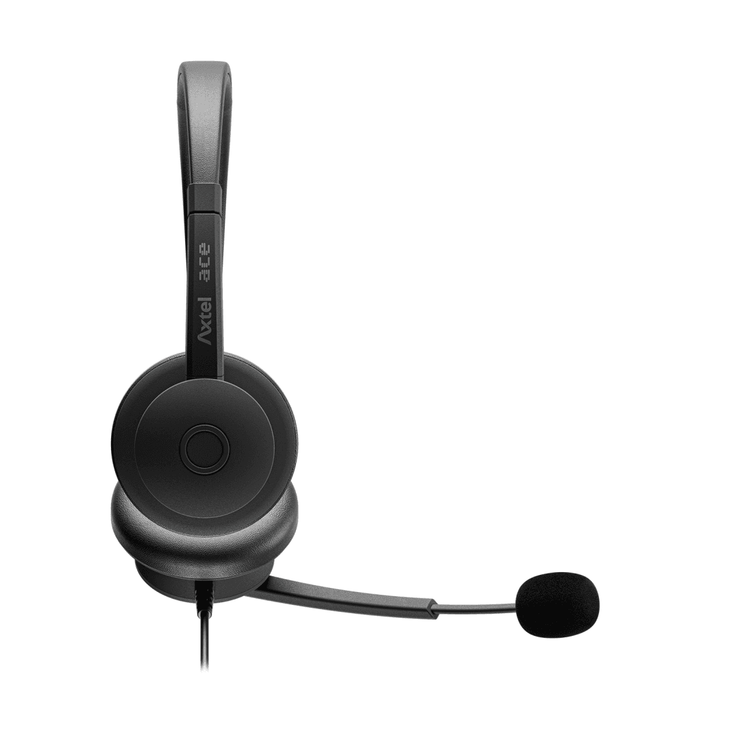 Casti Head-band AXTEL AXH-ACEUCD, Cu fir, Negru - 3