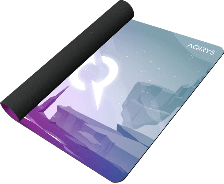 Mousepad AQIRYS Gravity Medium, fabricat din material din microfibra, dimensiuni - 4