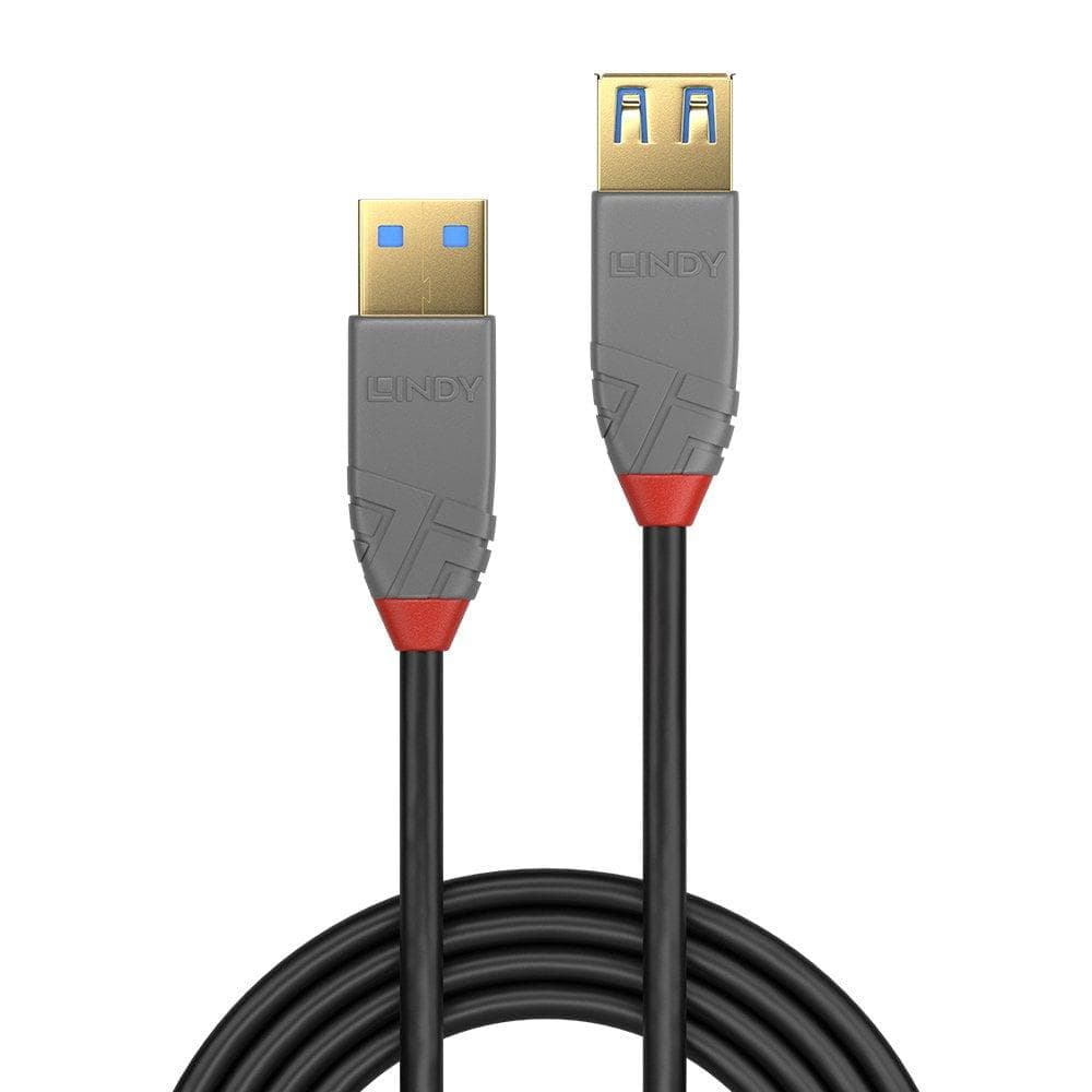 Cablu transfer Lindy LY-36760, USB 3.2 Type A, 0.5m, Anthra - 2