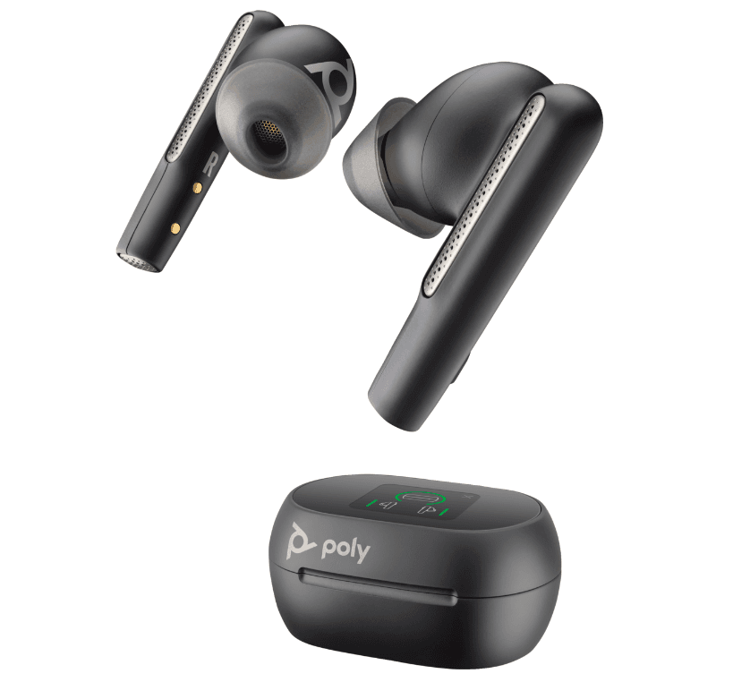 Casti In-ear HP Voyager Free 60+ UC M, Fara Fir, - 2