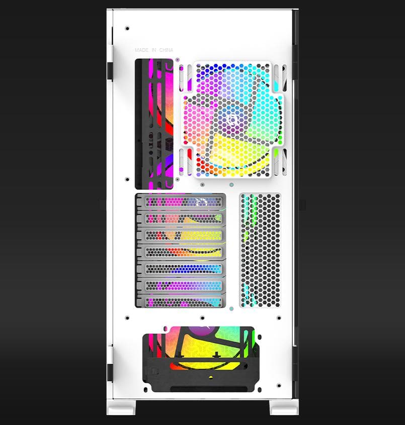 Carcasa AQIRYS Aquilla, RGB, Mid Tower, White - 4