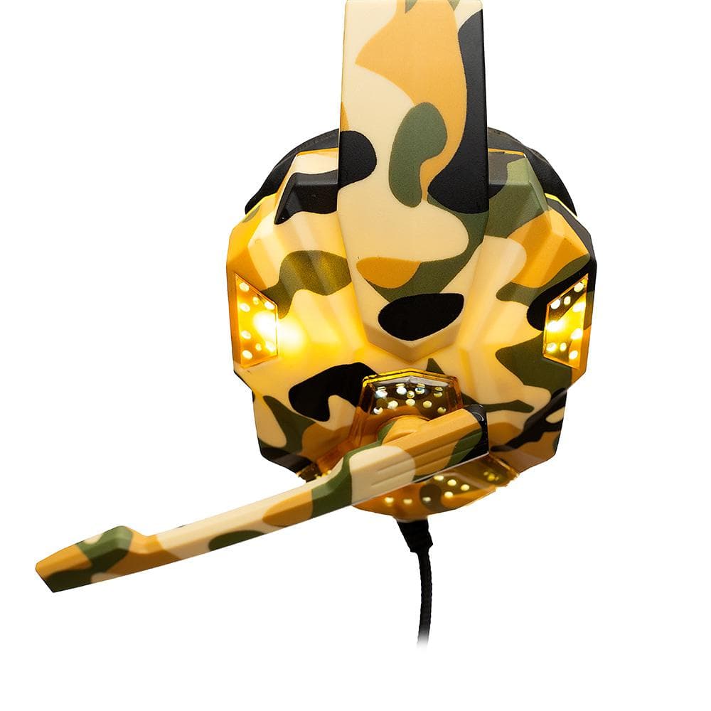 Casti Gaming Over-ear SPACER SPGH-CAMO, Wired, Multicolor - 4