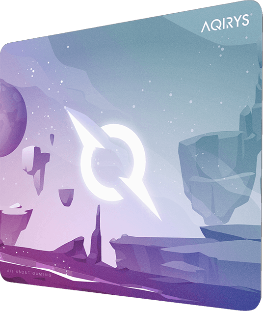 Mousepad AQIRYS Gravity Medium, fabricat din material din microfibra, dimensiuni - 5