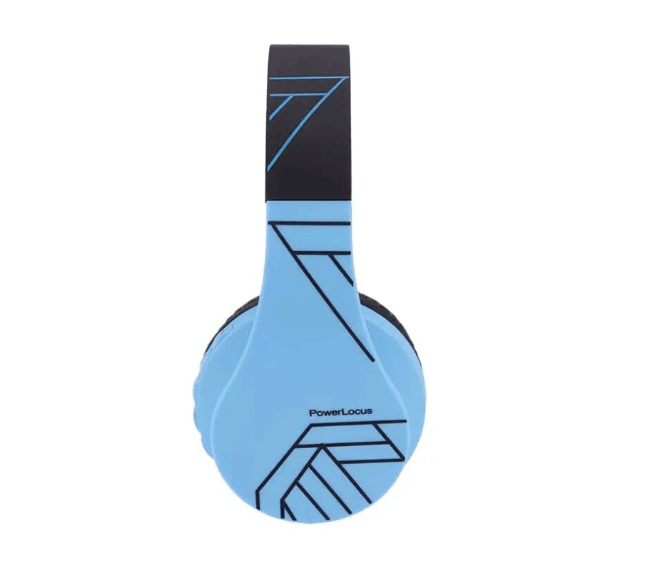 Casti Gaming Head-band PowerLocus P1Kids, Wireless/Wired, Albastru - 3