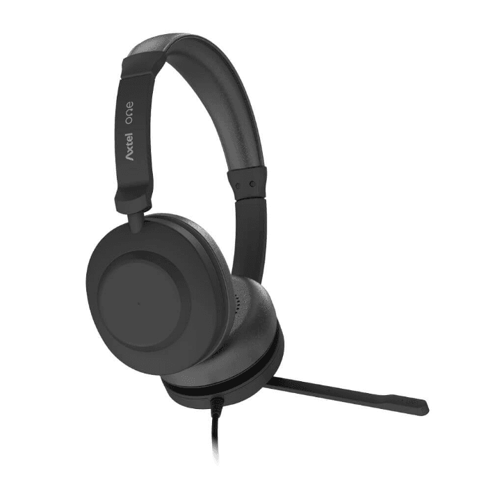 Casti Head-band AXTEL AXH-ONEUCD, Cu fir, Negru - 2