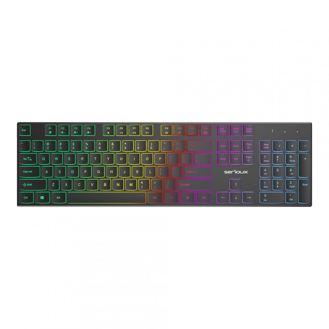 Tastatură office cu iluminare * Mod: USB cu fir * - 2