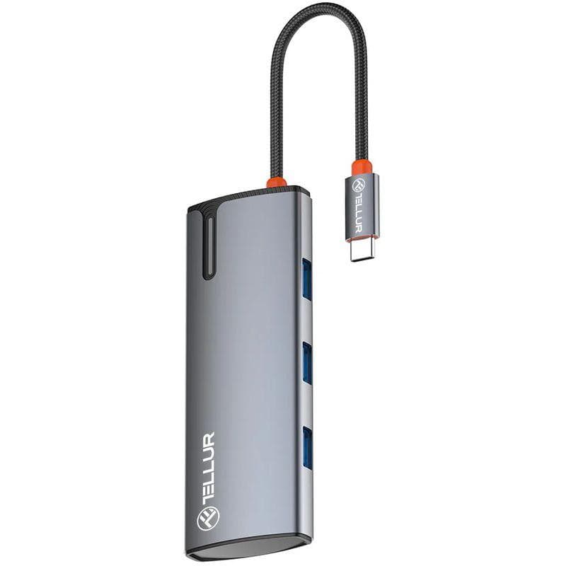 Hub USBC 3.0 Tellur, porturi 1 x HDMI, 3 x - 5