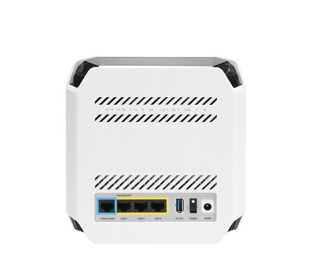 Router Wireless Asus GT6(W-1-PK)White, tri-band, WI-FI 6, Standard retea: WiFi - 3