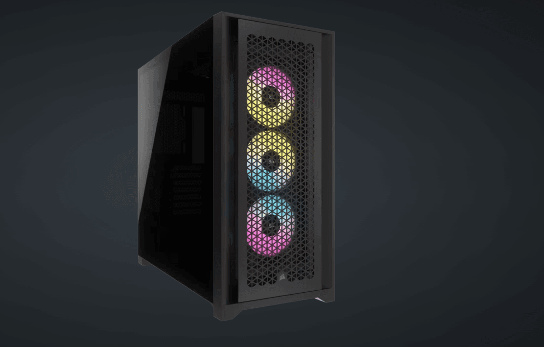 Carcasa Corsair iCUE 5000D RGB Airflow, Mid Tower, Black - 2