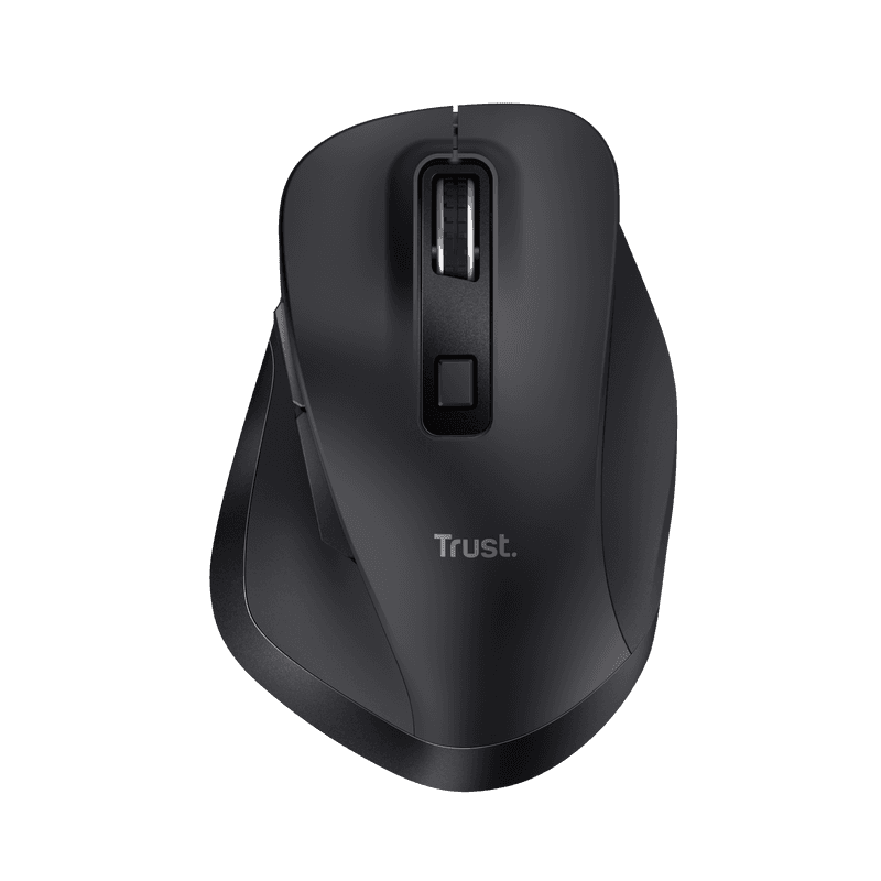 Mouse Trust Fyda ergonomic, reincarcabil, wireless RF 2.4GHz, USB2.0, 6