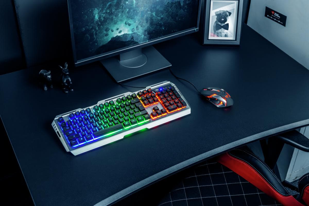 Kit Tastatura + Mouse Trust GXT 845 Tural Gaming, negru - 8
