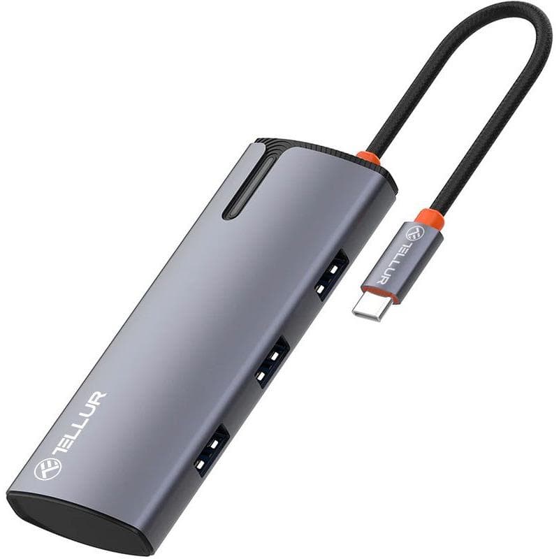 Hub USBC 3.0 Tellur, porturi 1 x HDMI, 3 x - 3