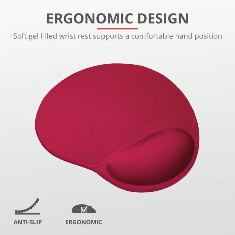 Mouse pad Trust BigFoot Mouse Pad, Small, red - 4