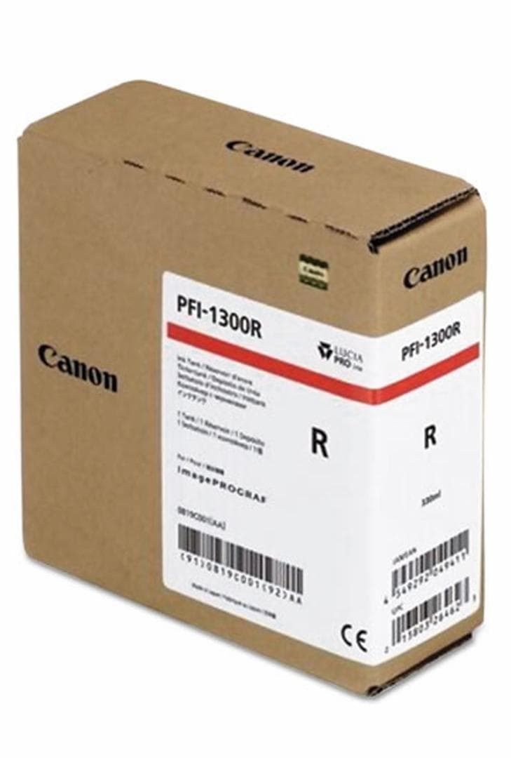 Cartus cerneala Canon PFI-1300R, red, capacitate 330ml, pentru Canon imagePROGRAF,