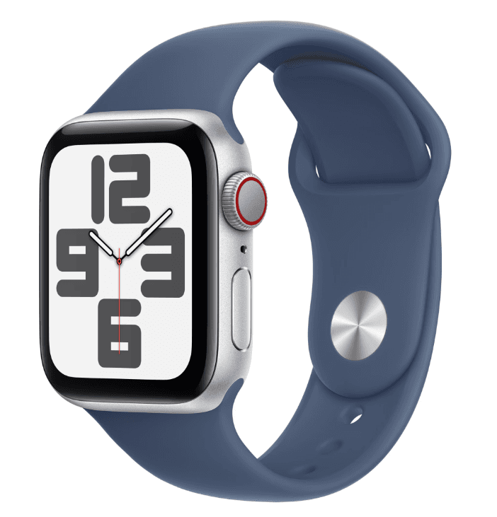Apple Watch SE GPS + Cellular 44mm Silver Aluminium Case - 2