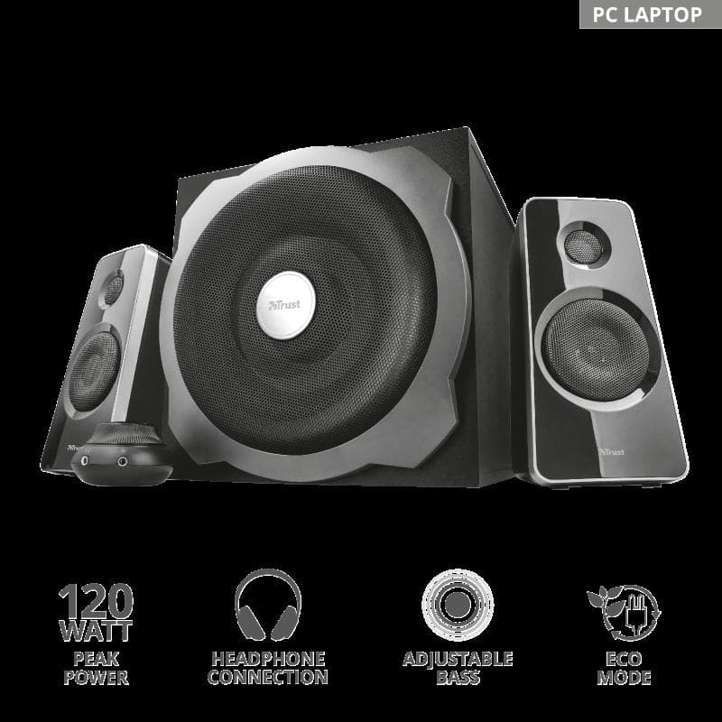 Boxe Stereo Tytan 2.1 Speaker Set - black - 2